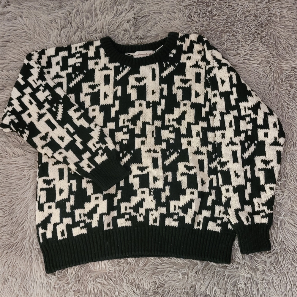 Vintage Courtney Rhodes Bill Cosby Style Geometric